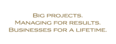 Projects and strategies. Managing for results. Businesses for a lifetime.